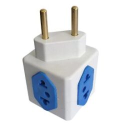 PINO TE CUBO ELETRICO 3P ADAPTADOR 10/20A 4 SAIDAS 110/220V