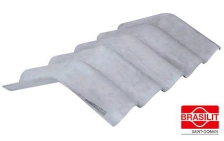 CUMEEIRA PARA TELHA ONDULADA 6MM 1,10M 15G BRASILIT