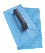 DESEMPENADEIRA PLASTICA AZUL COM BORDA 18X30 INGEPLAS