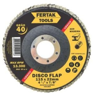 DISCO FLAP 4-1/2 115MM - GR 40 FERTAK 2830