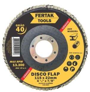 DISCO FLAP 4-1/2 115MM - GR 40 FERTAK 2830