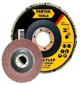 DISCO FLAP CONICO 115MM 4.1/2 G.60 FERTAK 2831