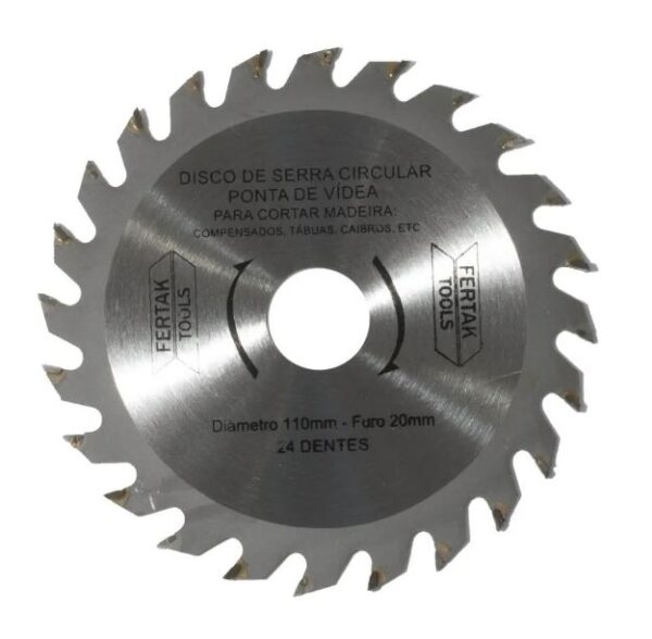 DISCO SERRA CIRC. WIDEA 180X20MM 24D FERTAK 2810