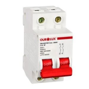 DISJUNTOR DIN BIP 2X10A (C) OUROLUX 26065