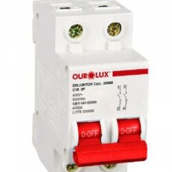 DISJUNTOR DIN BIP 2X16A (C) OUROLUX 26067