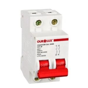 DISJUNTOR DIN BIP 2X20A (C) OUROLUX 26068