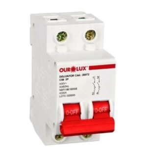 DISJUNTOR DIN BIP 2X50A (C) OUROLUX 26072