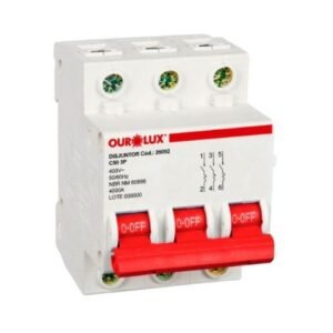 DISJUNTOR DIN TRIP 3X50A (C) OUROLUX 26092