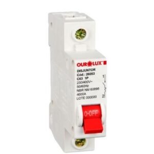 DISJUNTOR DIN UNIP 1X63A (C) OUROLUX 26053