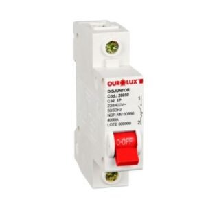 DISJUNTOR DIN UNIP 1X32A (C) OUROLUX 26050