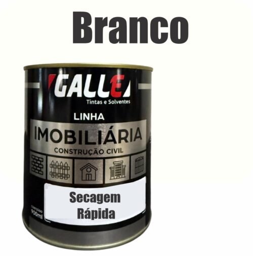 f87c5547-04e6-497f-9426-2f56b7fe4b68 ESMALTE SINTETICO SECAGEM RAPIDA BRILHANTE 0,9L BRANCO GALLE