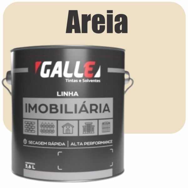 ESMALTE SINTETICO SECAGEM RAPIDA BRILHANTE 3,6L AREIA GALLE