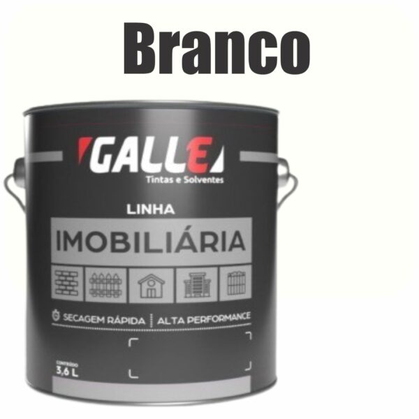 ESMALTE SINTETICO SECAGEM RAPIDA BRILHANTE 3,6L BRANCO GALLE