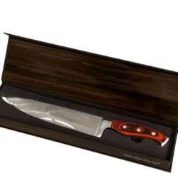 FACA 8 STEEL ACO CABO MADEIRA 4,5X2X33CM MOR 003941