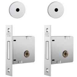 FECHADURA AUXILIAR 1004 ROSETA INOX TETRA (PAR) ROSETA STAM 10977