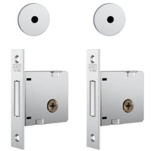 FECHADURA AUXILIAR 1004 ROSETA INOX TETRA (PAR) ROSETA STAM 10977