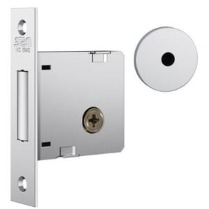 FECHADURA AUXILIAR 1004 ROSETA INOX TETRA STAM 10985