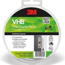 FITA DUPLA VHB FACE 12MMX5M 4910 PROFISSIONAL 3M