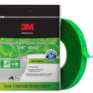 FITA DUPLA VHB FACE 19MMX20M 4910 PROFISSIONAL 3M
