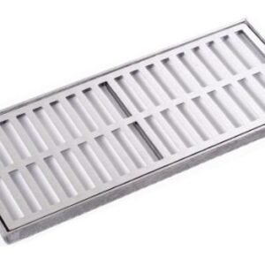 GRELHA ALUMINIO 20X50 COM PORTA GRELHA BREC