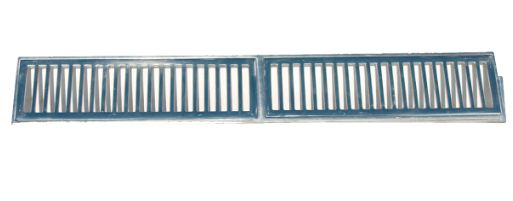 GRELHA ALUMINIO COM PORTA GRELHA 15X100CM PRIME ALUMINIO