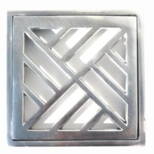 GRELHA ALUMINIO COM PORTA GRELHA 15X15CM PRIME ALUMINIO