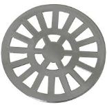 GRELHA REDONDA CROMADA 9,7CM ASTRA GR12