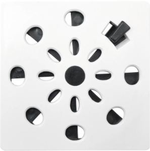 Grelha Rotativa Quadrada Cr.9,4x9,4cm ASTRA GRB12