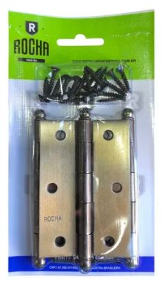 JG DOBRADICA PORTA S1003 FOE 3.1/2 3PCS ROCHA S1003FOE-3 3.1/2