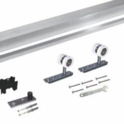 KIT CONCAVO PORTA CORRER 2M C/ROLDANA 2 RODAS 4OKG