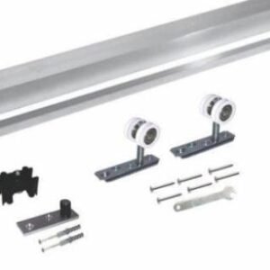 KIT CONCAVO PORTA CORRER 2M C/ROLDANA 2 RODAS 4OKG