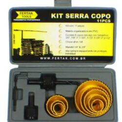 KIT SERRA COPO MALETA 11 PCS FERTAK 2901