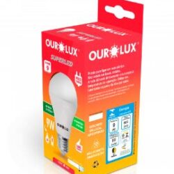 LAMPADA SUPERLED OURO 9W BIV 6500K OUROLUX 20031