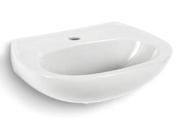 LAVATORIO PARA COLUNA SABARA 46X35 BRANCA ICASA IL3200