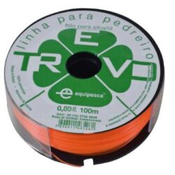 LINHA PEDREIRO 0.80 X 100M (PESCA) LARANJA - TREVO