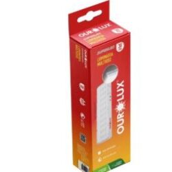 LUM EMERGENCIA 30 LEDS 2W S/ ALCA OUROLUX 01986