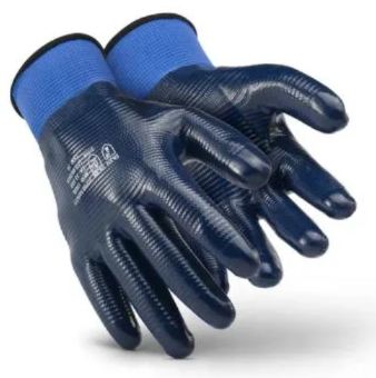 LUVA NITRIL WAVE AZUL TAM.10 (EG) SUPER SAFETY