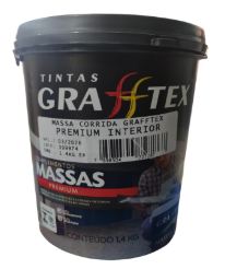 MASSA CORRIDA ACRILICA PREMIUM EXT 0,9L 1.4KG GRAFFTEX
