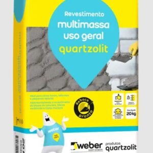 MASSA PRONTA MULTIMASSA 20KG QUARTZOLIT USO GERAL