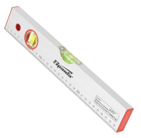 NIVEL DE ALUMINIO 12 30CM 2 BOLHAS SPARTA 3510255