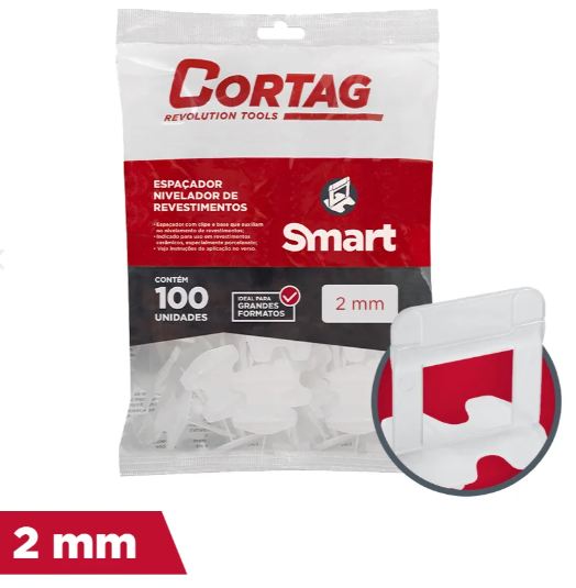 NIVELA PISO SMART CORTAG 2,0MM - PCT 100 62107