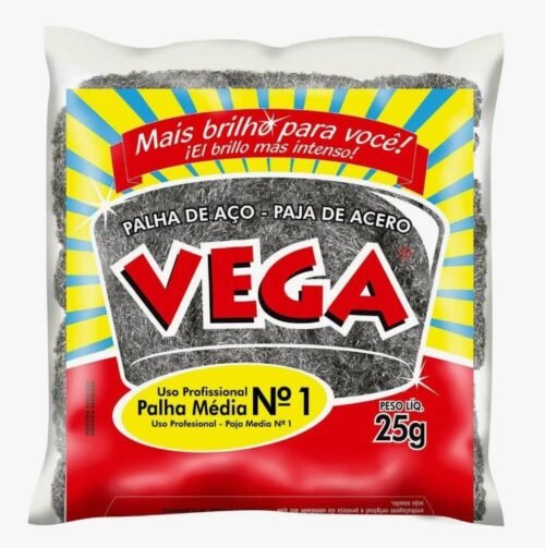 PALHA AÇO N.1 25G VEGA