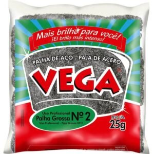 PALHA AÇO N.2 25G VEGA