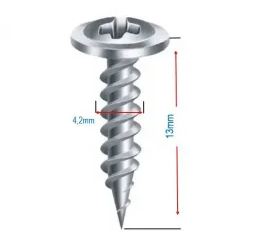 PARAFUSO PONTA AGULHA PHILIPS (FORRO) 4,2X13 (UN)