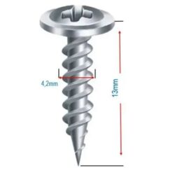 PARAFUSO PONTA AGULHA PHILIPS (FORRO) 4,2X13 C/100