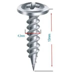 PARAFUSO PONTA AGULHA PHILIPS (FORRO) 4,2X13 C/100