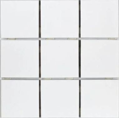 REVESTIMENTO CER PISCINA/FACHADA 10X10CM BRANCA BRILHANTE CERAL (2,07)