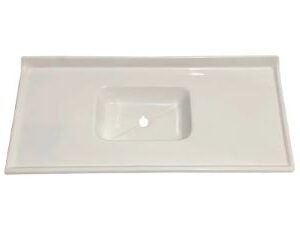 PIA MARMOFIBRA 1,60X0,55M BRANCA GARÇA 1633