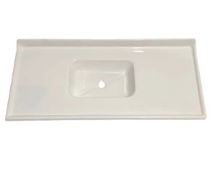 PIA MARMOFIBRA 1,60X0,55M BRANCA GARÇA 1633