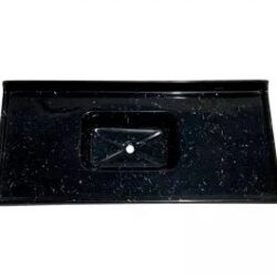 PIA MARMOFIBRA 1,60X0,55M PRETA GARÇA 1133